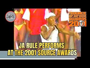 Ja Rule performs at the 2001 Source Awards