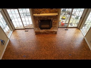 Cork Floating Floor Installation