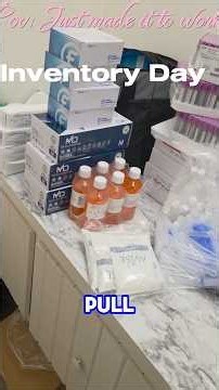 Watch me stock my inventory #phlebotomylife #phlebotomist #medicalfield