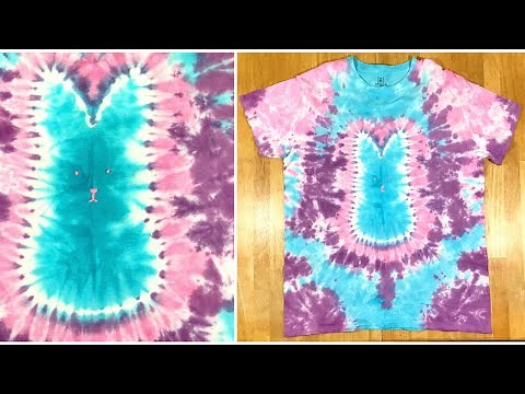 How to Tie-Dye a PEEPS Easter Bunny T-Shirt with Puffy Paint Added | Pastel Colors | Easter 2020