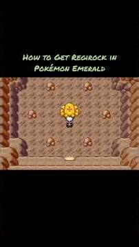 How to Get Regirock in Pokémon Emerald #pokemonemerald #pokemon #hoenn #youtubeshorts #gaming #fyp