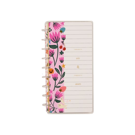 2026–2027 A Festive Year Customizable Planner - Skinny Classic Horizontal Layout - 12 Months