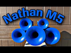 Nathan Airchime M5 Scolloped Base Real Train Horn