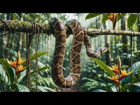 “Snakes in the Wild | Relaxing Tropical Forest Scenes”