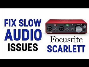 How to Fix Focusrite Scarlett Popping, Crackling, and Slow Audio Issues (2026) | Full Guide ✅