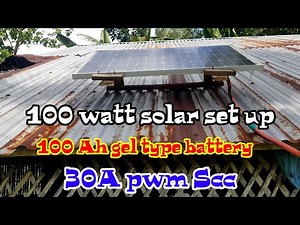 6k budget 100watt solar set up...