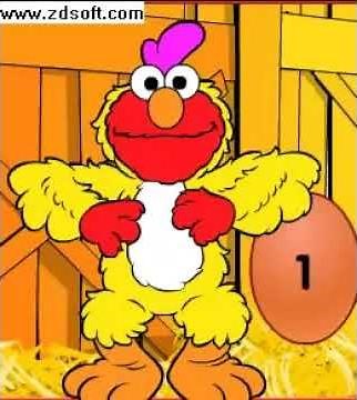 Elmo does the chicken dance(turn up volume)