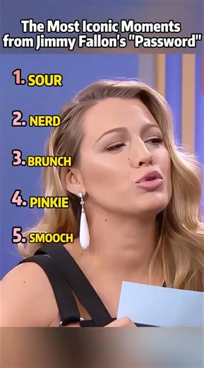 The Most Iconic Moments from Jimmy Fallon's "Password" #celebrity #funny #foryou