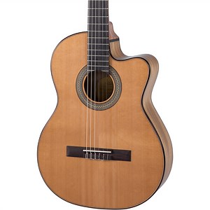 Lucero LC235SCE Guitar | Exotic Zebrawood Cedar Classical Guitar