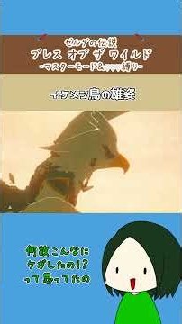 【縛りゼルダ】イケメン鳥の雄姿【BotW】 #shorts #ゲーム実況