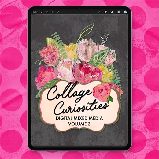 You’ve opened Procreate a few times… played with a few brushes… maybe even half-finished a few designs. But it still feels like something’s missing, right? That’s exactly where Collage Curiosities comes in. I’ll show you how to layer textures, mix colors, and actually finish a digital collage you love... step by step. Use COLLAGE80 to get the sale price. | Pink Lemonade Company