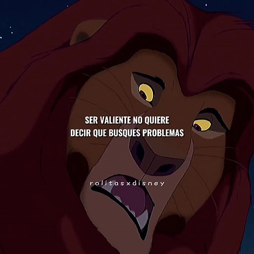 Mufasa y Simba: Lecciones de valentía en El Rey León