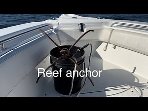 How to anchor precisely on fishing spots using reef anchor (Salty Dog Fishing Charters)
