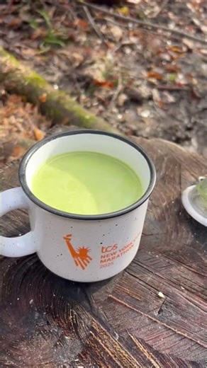 How to make Macha when camping. #tea #outdoorcooking #zen #viral #shortsvideos #campfiremagic