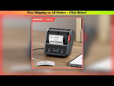NIIMBOT B3S Portable Thermal Printer Barcode Self-adhesive Pocket Label Printer Mini Sticker Maker