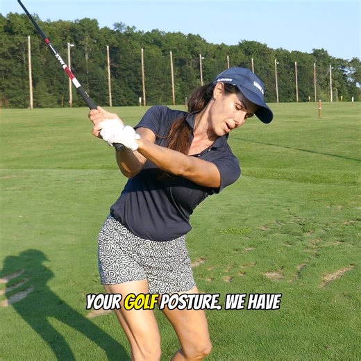 Pro tip from Christina Ricci @morepars: Get your lead shoulder down and around in the backswing ⛳️ https://womensgolf.com/lead-shoulder-backswing | Women's Golf