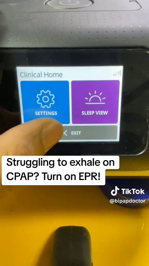 EPR Settings for Better CPAP Breathing
