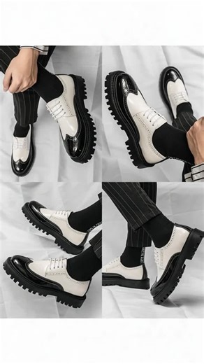 Men's Fashionable Lace-Up Loafers, Casual Comfortable PU Leather Shoes, Round Toe Design for Everyday Use, Versatile Men's Footwear #mensstyle #customshoes #shoesformen #shoesfootwear #businessshoes #shoelover #mensfootwear #mensdressshoes #shoecollab #classicmenshoes