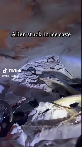Alien Discovery in an Ice Cave: Chilling Footage