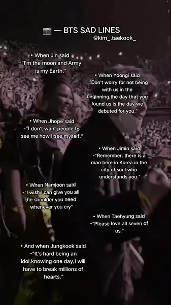 Heartfelt Quotes from BTS Members | Emotional Moments Revealed