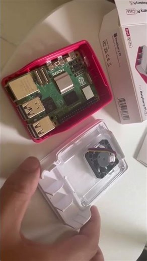 Raspberry Pi 5 Red-white Case #shenzhennewfly #raspberrypi5 #newflytech