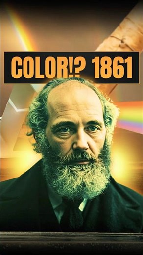 He Invented COLOR Photography… Without Color Film 😱 #sciencehistory #migoroedu