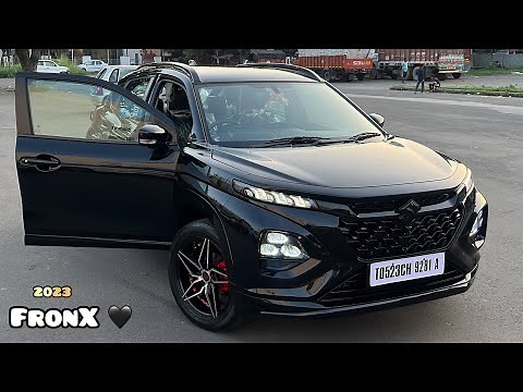 New Maruti Suzuki FronX 2024 🖤 Black Colour - Top Model ALPHA MT | 1st Look & Drive Impressions!