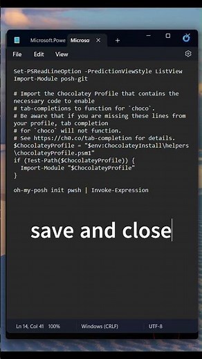 Configure Oh My Posh
