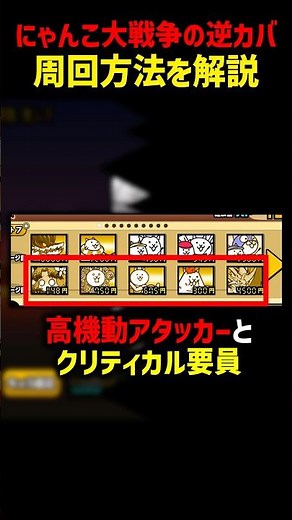 仕方なく、逆襲カバの周回方法を教えてあげます。【にゃんこ大戦争】