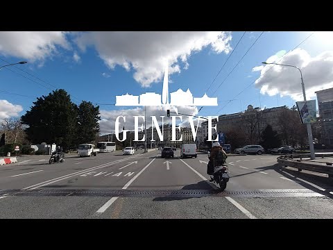 DRIVING DOWNTOWN GENEVA 🇨🇭 4K⁶⁰