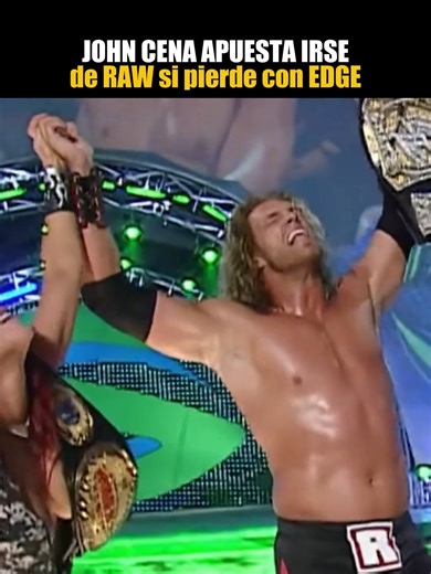 JOHN CENA APUESTA IRSE de RAW ante EDGE en 2006 #WWE #johncena #WWERaw | Nexus Lucha Libre