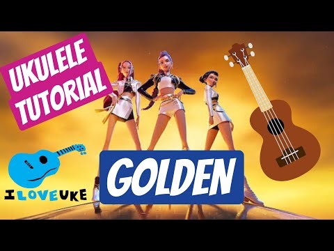 K-POP DEMON HUNTERS - GOLDEN | ukulele tutorial by ILOVEUKE