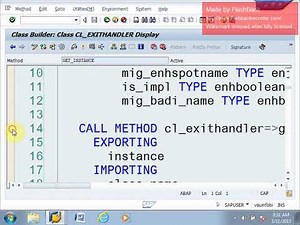 SAP ABAP Badi (Business Add-lns) -Part 1 (తెలుగు)