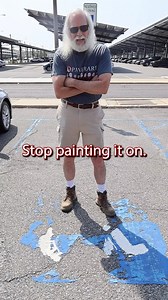 How often do you see a handicap logo that’s cracked, faded, and barely there? That’s paint. We don’t paint ours. We build them. Blue and white pavers: permanent, precise, ADA-compliant. No peeling. No guessing. Just built to last. #Paverart #adacompliance #BuiltToLast #handicap #civilengineers #hardscapedesign #cityplanning #disabilityawareness | Paverart