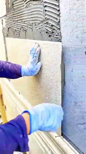 Hand guides panel ensuring proper wall installation