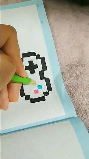 gamepad pixel art with me😍like🌹🎮✨️#pixelart #drawing #painting #easydrawing #gaming #gamepad #art