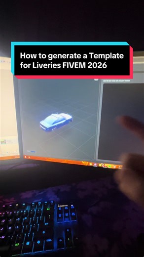 Replying to @ㅤ How to generate a template to create liveries for any model exclusively on theworkshop.space101.store 😉 #space101 #fyp #fivem #development #innovation