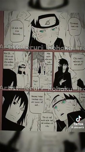NARUTO mang thai con của SASUKE (kênh tiktok của ahtran13)