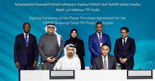 Masdar signs power purchase agreement for 150MW solar plant in Angola | The National