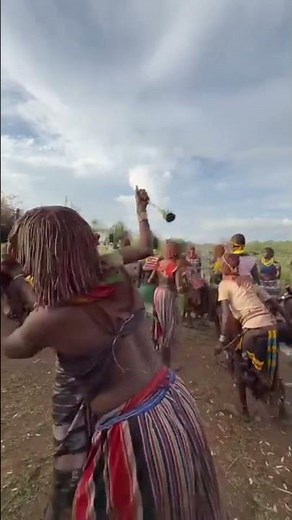 Women getting whipped |Bad rituals of hamer tribe #tribalmarriage #africantribes #shortvideo