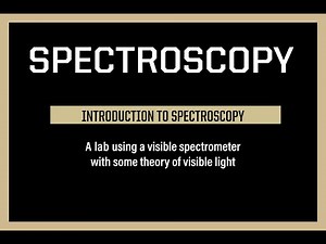 Student Lab: Introduction to Spectroscopy