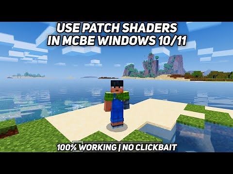 How To Use Patch Shaders in Minecraft Bedrock on Windows 10/11 PC | 100% Working Method 2025