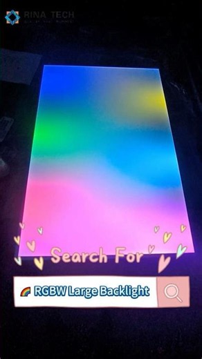 🌈 RGBW Large Backlight – Color That Wows