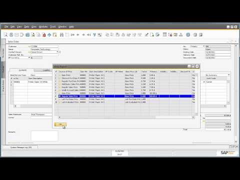 Multiple Unit of Measures in SAP Business One 9.0 - Feature Clip