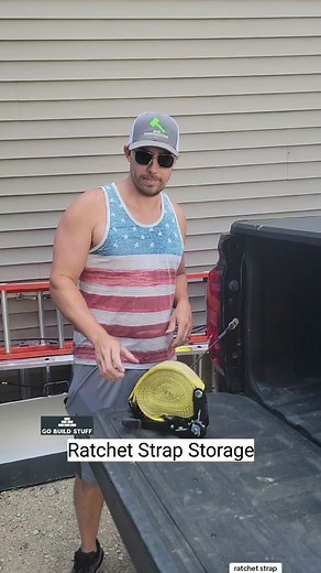 Another great way to store ratchet straps #strapwinder #ratchetstrap #gobuildstuff