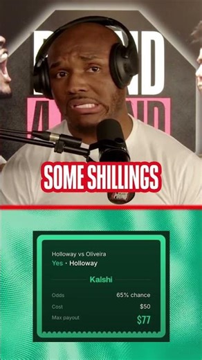 Holloway or Oliveira? 🔥 #UFC326 #UFC Download Kalshi and use code P4P to get $10 when you deposit.