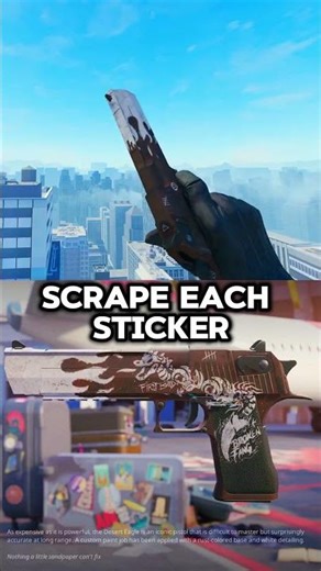 Deagle White Dragon | Best CS2 BUDGET sticker crafts Pt.2 | #cs2 #howto