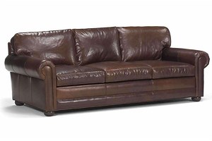 Sheffield Large Leather Couch - Extra Deep Seat Leather Sofa