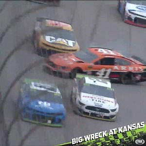 The wreck that changed everything in Kansas | NASCAR on FOX