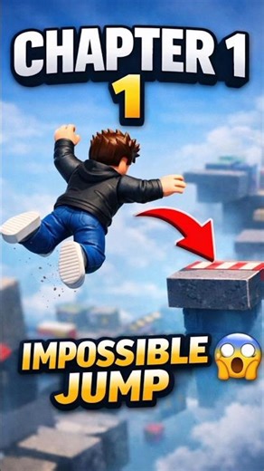 CHAPTER 1 – This Jump Is IMPOSSIBLE 😱 #roblox #shorts